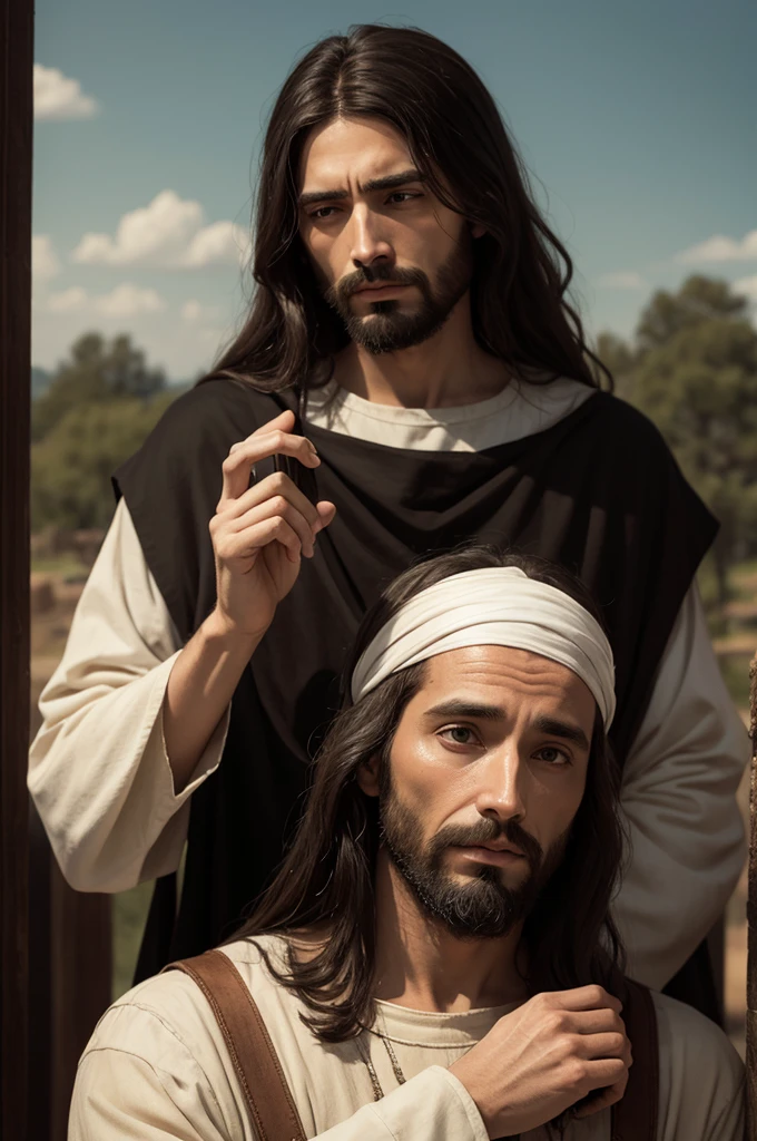 Jesus and the blind man