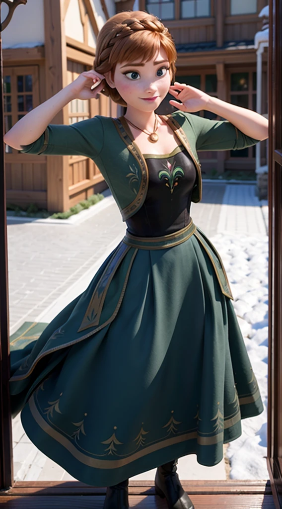 Photo of Anna of Arendelle at the hospice 