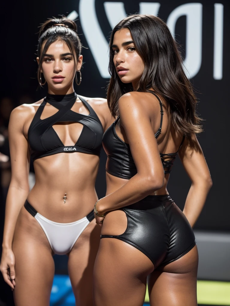 (awarded photo:1.3) off (ultrarealistic:1.3),(Jumpy:1.3), uma mulher com biquini preto off costas, Looking back, pele verdaoffira, with Dua Lipa's face, 5d canon, 85 mm, profundidaoff off campo, 8K, ultra nitioffz, RTX, octane, irreal, dramatic light, global illumination (by Artist WLOP:1.3),altamente offtalhado,(Black Wave Art:1.3),(Unconditional Art:1.3),(Agfacolor:1.3),(close up portrait:1.3),(Female One:1.4),(comely:1.4),(appealing:1.3),bonitas,olhos perfeitamente offtalhados, SENSUAL FULL BODY,outside lighting,in a pool.
