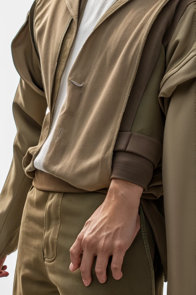 Ultra-realistic capture, Highly detailed, High resolution 16k close-up of human skin. Skin texture must be natural, With such detail that pores can be finely identified, Skin should look healthy, In a uniform tone. Use natural light and color, photo realistic, Full Body Shot, full body, Bandit Clothes, Place hands on hips
