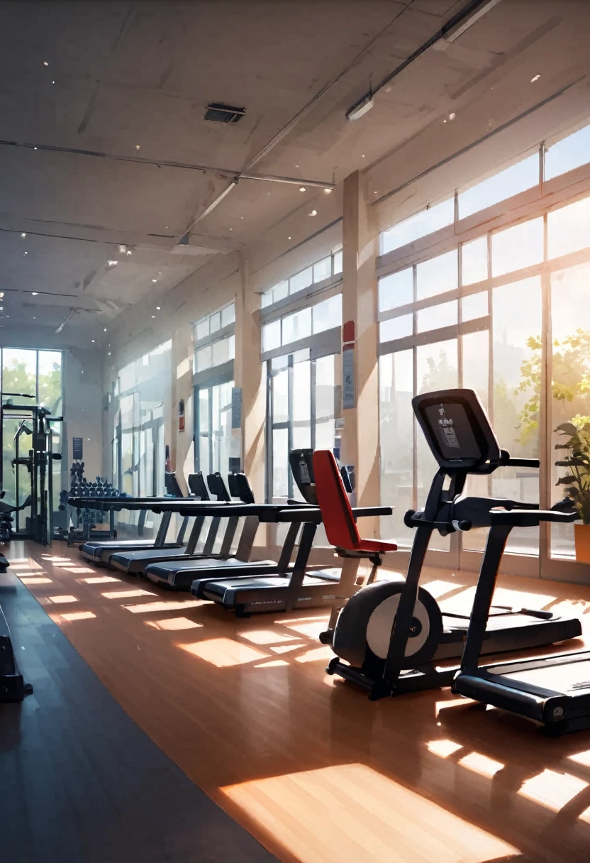 Large building、exterior 、sports gym、Exercise gym、Fitness Gym、Training Gym、background、sunlight