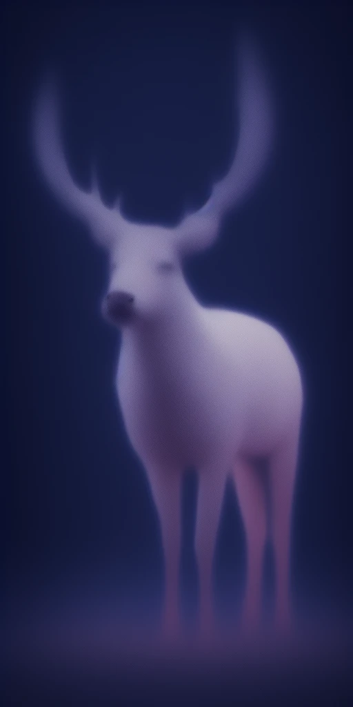 a close up of a deer with glowing antlers in a forest, 3d digital art 4k, digital art animal photo, digital artwork 4 k, holographic creatures, 4k highly detailed digital art, 8k high quality detailed art, 4k detailed digital art, 8 k ultra realistic animal, digital art 4k, digital art 4 k, detailed digital 3d art