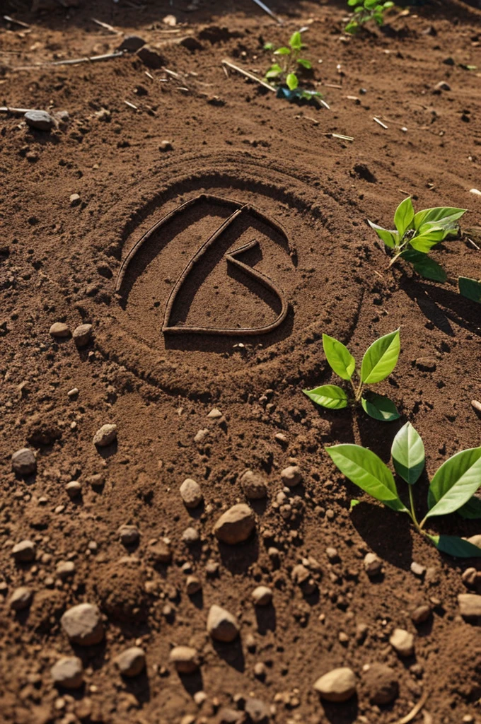 Save soil save earth give me create a logo