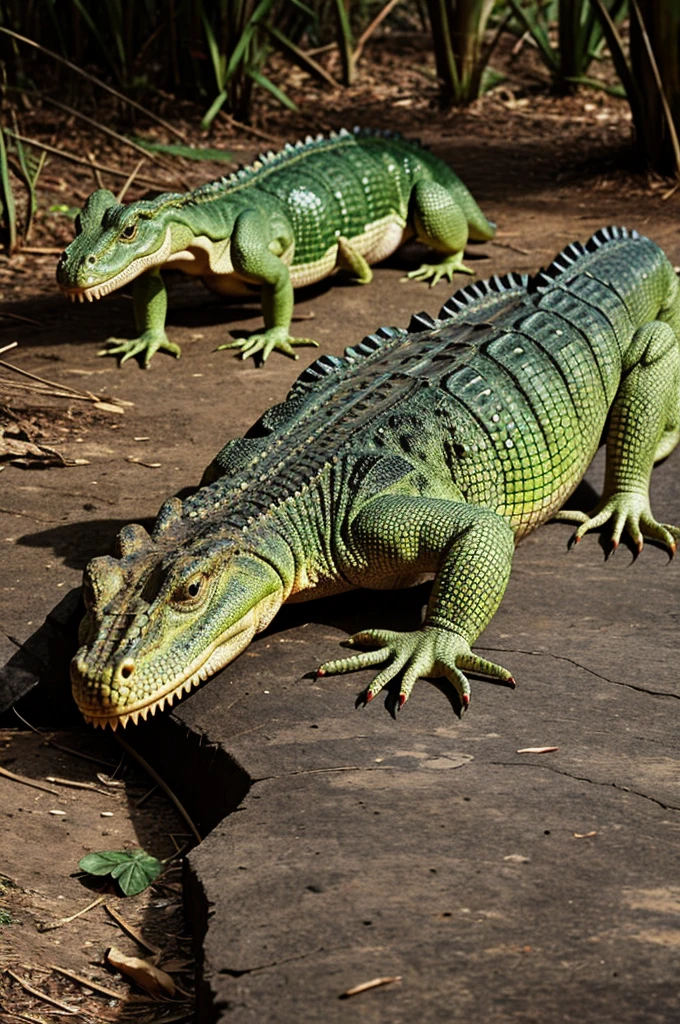 Crocodile loves Lizard