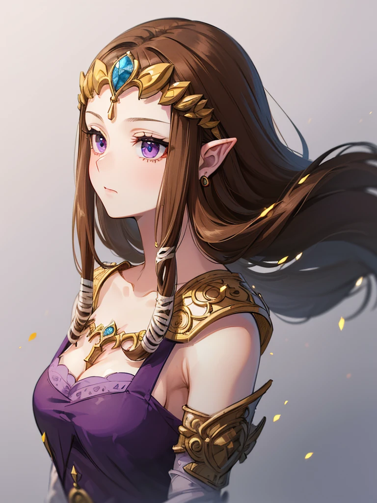 (((Face close-up))),(((No background))),(Expressionless),((((Portrait of a woman alone)))))),((Upper Body)),((alone)),((Exposed shoulders)),Anime art style,masterpiece,(Highest quality), (Super detailed),(Very delicate and beautiful),(alone),(detailedな顔と目),Beautiful eyes like jewels,(A truly gorgeous jeweled ruffled rococo ball gown dress),(((Mature Woman,Queen))),((1 Queen in a beautiful embroidery and jeweled absolutely gorgeous rococo ballgown dress with voluminous full length hoop skirt)),((Straight long hair)),,Cleavage,(bed),lengthーgloves,((((Side angle)))),((((Adult Expressions)))),((((Beautiful Face)))),((((dress)))),(()),(((Long Hair)))),((((Straight hair)))),((Cleavage)),((((Dark brown hair)))),Princess Zelda,((chest is slightly exposed)), ((Highest quality)),,(Very detailed) ,((Purple blouse)),((Hair blowing in the wind)),Brown Hair,(()),, ((Highest quality)), (Very detailed),((detailed)),(((pray))),Nintendo, The Legend of Zelda),,((alone)), ((Highest quality)), (Very detailed), ,