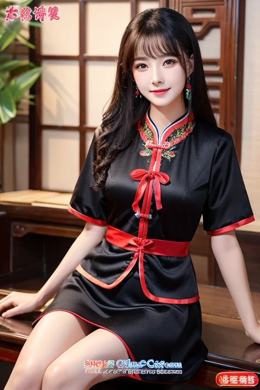 Erotic、Adult content works、Chinese girl、Queen、Big 、Thighs are beautiful、Chinese clothing、China dress、Deep slit、Small waist、Long Hair、Black Hair、Beautiful skin、Beautiful eyes、high resolution