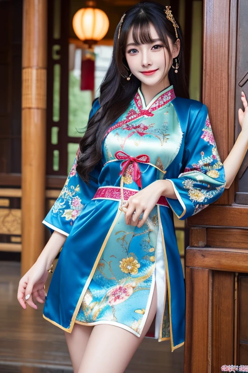 Erotic、Adult content works、Chinese girl、Queen、Big 、Thighs are beautiful、Chinese clothing、China dress、Deep slit、Small waist、Long Hair、Black Hair、Beautiful skin、Beautiful eyes、high resolution