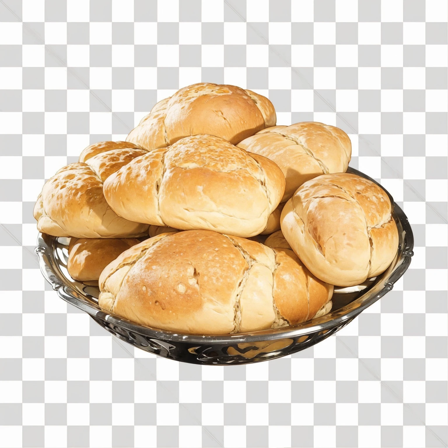 many breads on a platter