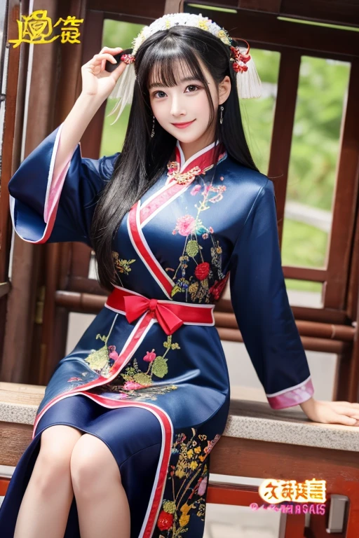 Sexy、Adult content、Chinese 、Queen、Big 、Thighs are beautiful、Chinese clothing、China dress、Deep slit、Small waist、Long Hair、Black Hair、Beautiful skin、Beautiful eyes、high resolution@All Female Slaves