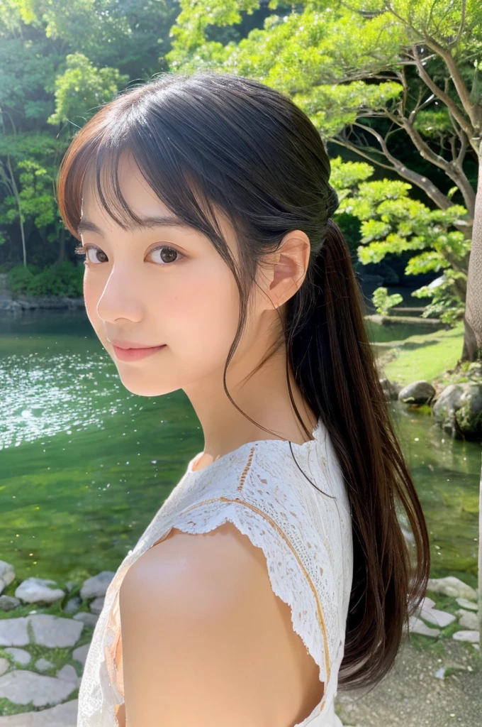 ((Highest quality)), ((masterpiece)), (detailed),Perfect Face,Japanese,landscape,Beauty,cute,Upper Body