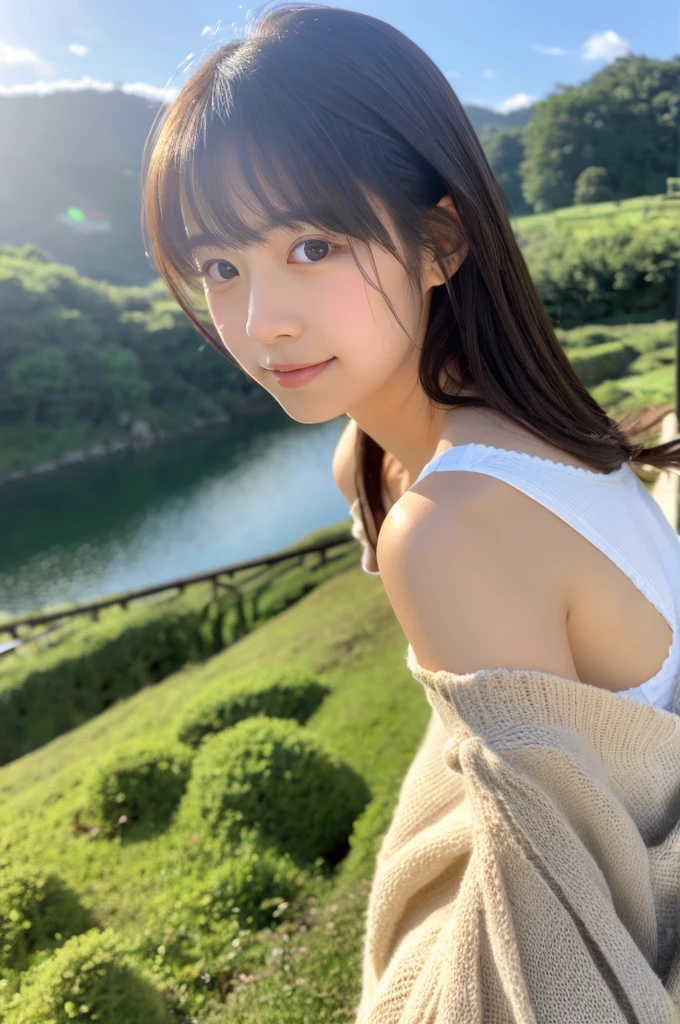 ((Highest quality)), ((masterpiece)), (detailed),Perfect Face,Japanese,landscape,Beauty,cute,Upper Body