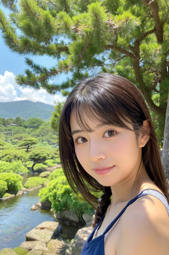 ((Highest quality)), ((masterpiece)), (detailed),Perfect Face,Japanese,landscape,Beauty,cute,Upper Body