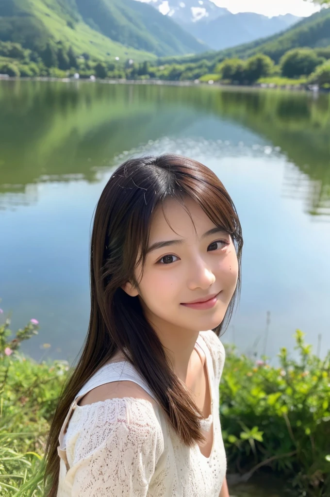 ((Highest quality)), ((masterpiece)), (detailed),Perfect Face,Japanese,landscape,Beauty,cute,Upper Body