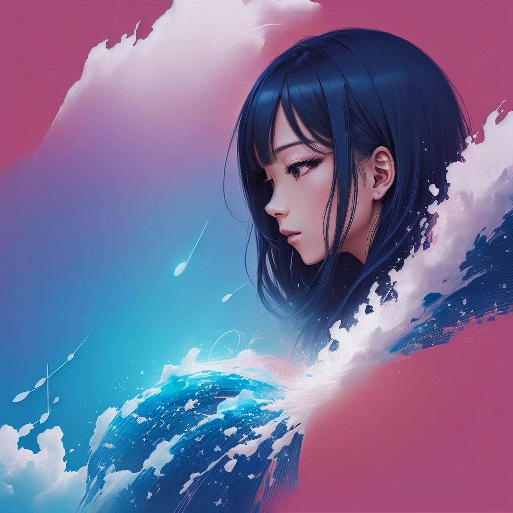 ピンクの背景にボールが付いたNoteのクローズアップ, フォンクmusicの背景, Note, Background artwork, 魔法のmusic, neon musicノート, musicテーマ, 空中のmusic, musicノート, musicは人生です, music, musicアルバムカバー, High Quality Artwork, musicポスター, music番組, Shiny digital painting, Promotional Art, Official artwork