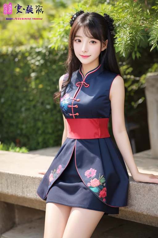 Sexy、Adult content、Chinese,、Thighs are beautiful、Chinese clothing、China dress、Deep slit、Small waist、Long Hair、Black Hair、Beautiful skin、Beautiful eyes、high resolution