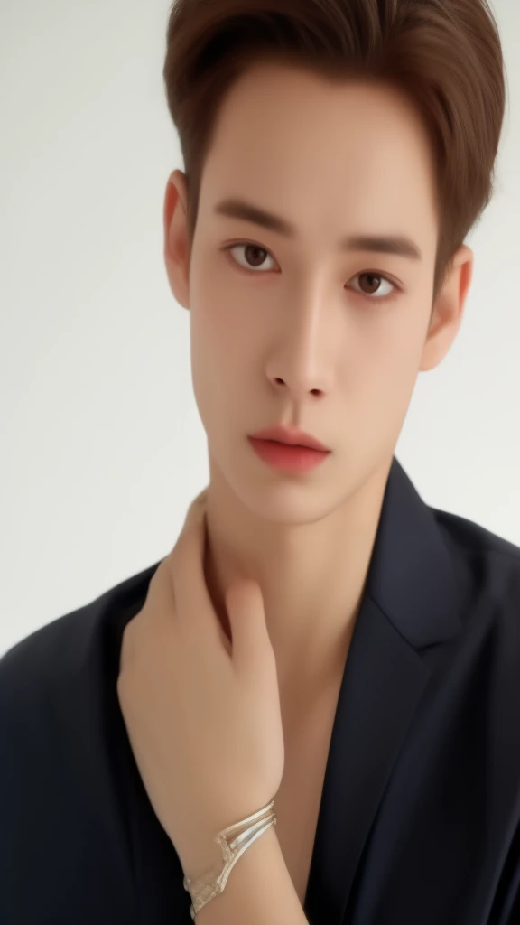 (1man:1.5),(male:1.5),(close up),short hair,suit,