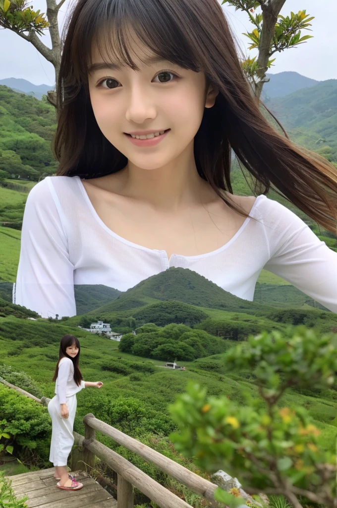 ((Highest quality)), ((masterpiece)), (detailed),Perfect Face,Japanese,landscape,Beauty,cute,Upper Body