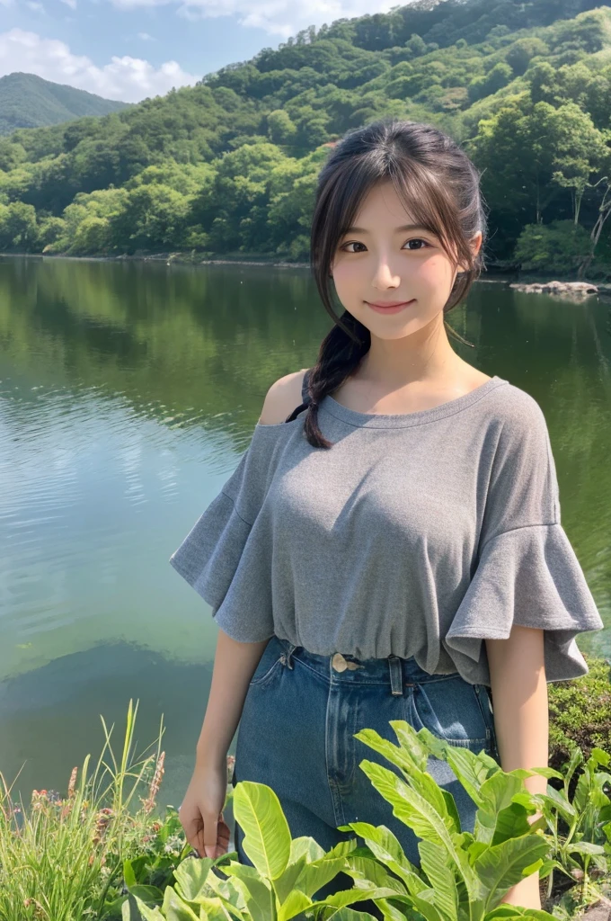((Highest quality)), ((masterpiece)), (detailed),Perfect Face,Japanese,landscape,Beauty,cute,Upper Body