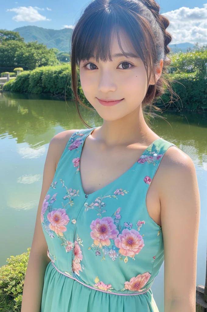 ((Highest quality)), ((masterpiece)), (detailed),Perfect Face,Japanese,landscape,Beauty,cute,Upper Body