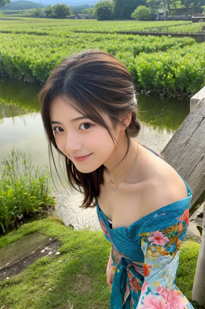 ((Highest quality)), ((masterpiece)), (detailed),Perfect Face,Japanese,landscape,Beauty,cute,Upper Body