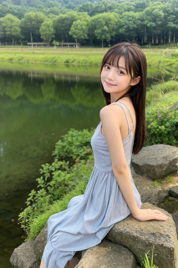 ((Highest quality)), ((masterpiece)), (detailed),Perfect Face,Japanese,landscape,Beauty,cute,Upper Body