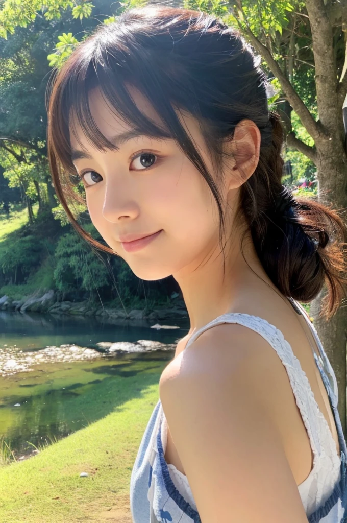 ((Highest quality)), ((masterpiece)), (detailed),Perfect Face,Japanese,landscape,Beauty,cute,Upper Body