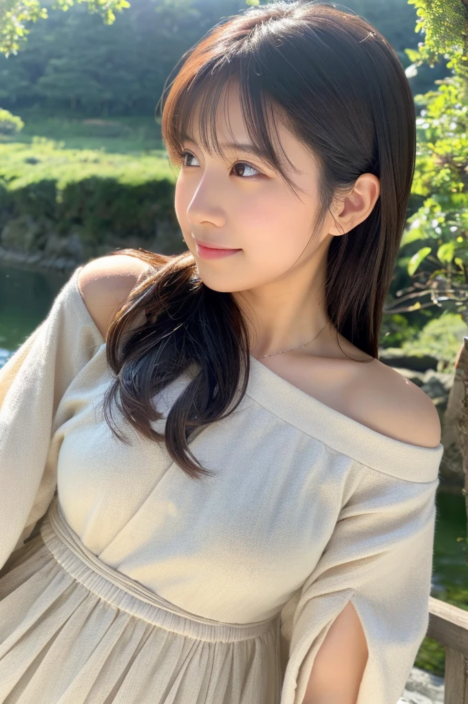 ((Highest quality)), ((masterpiece)), (detailed),Perfect Face,Japanese,landscape,Beauty,cute,Upper Body