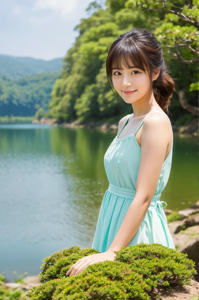 ((Highest quality)), ((masterpiece)), (detailed),Perfect Face,Japanese,landscape,Beauty,cute,Upper Body