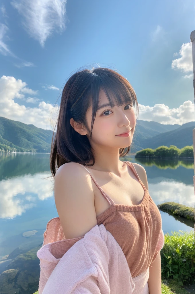 ((Highest quality)), ((masterpiece)), (detailed),Perfect Face,Japanese,landscape,Beauty,cute,Upper Body