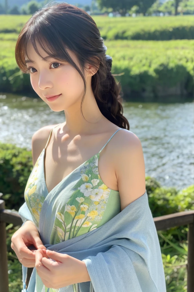((Highest quality)), ((masterpiece)), (detailed),Perfect Face,Japanese,landscape,Beauty,cute,Upper Body