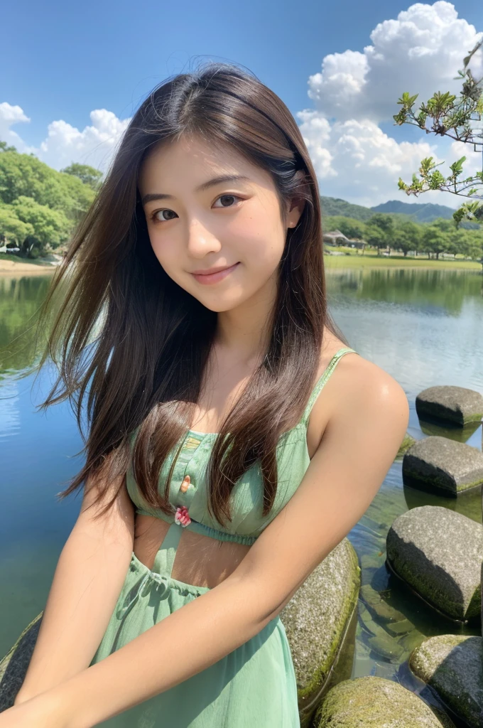 ((Highest quality)), ((masterpiece)), (detailed),Perfect Face,Japanese,landscape,Beauty,cute,Upper Body
