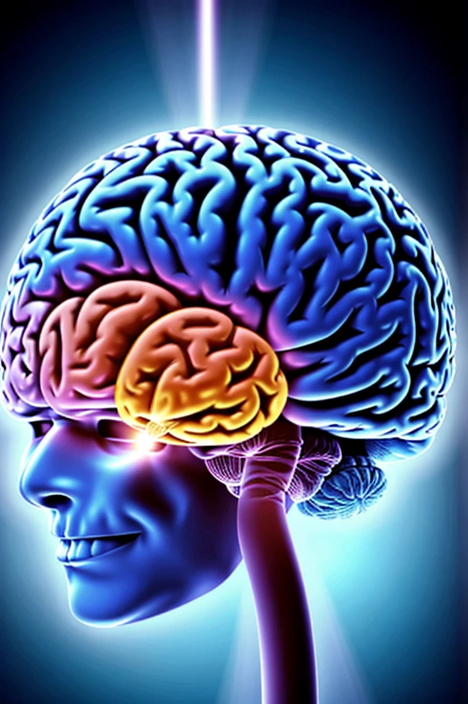 I created an image of a brain