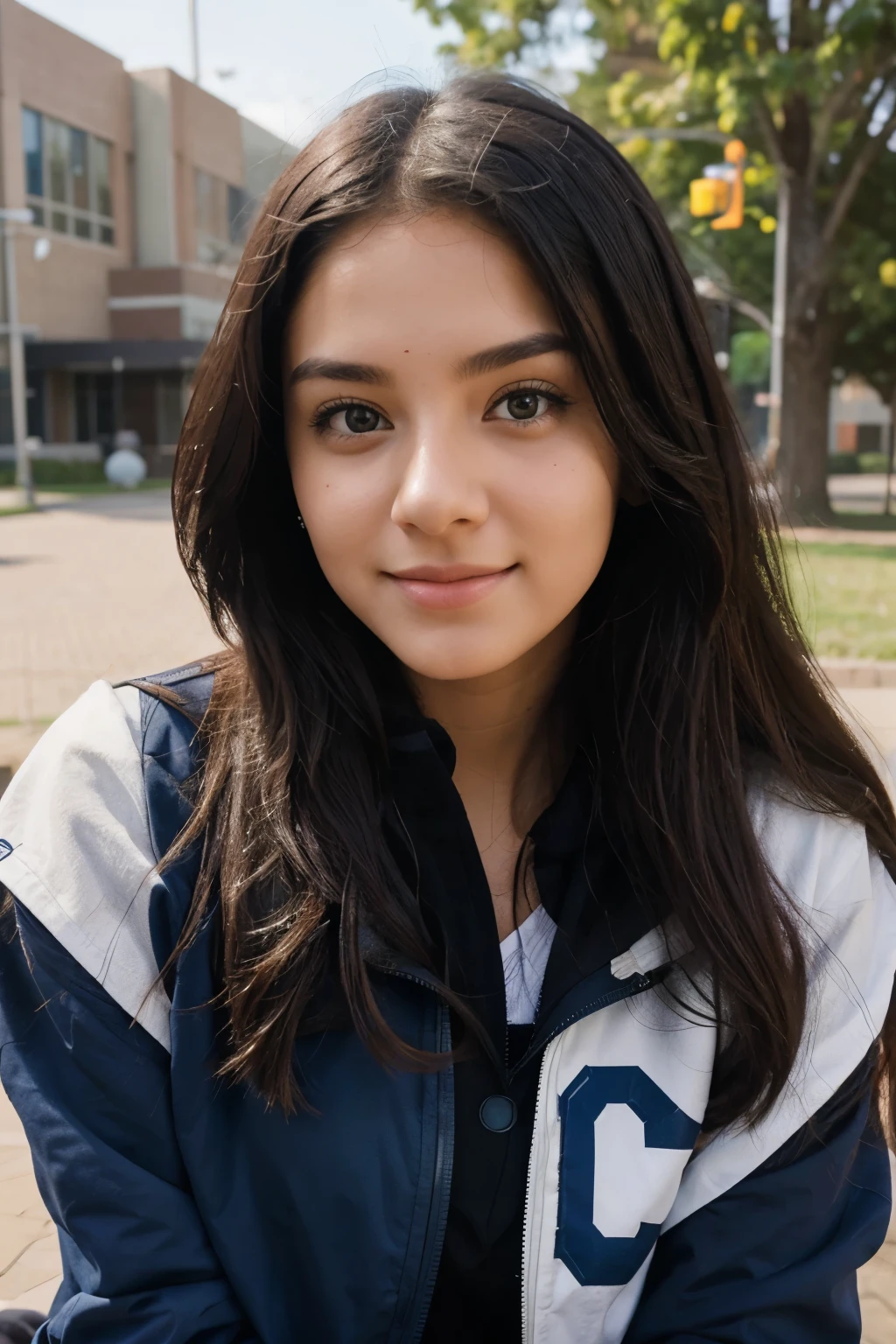 Create a very attractive admission ad for year 2080 in grade 11 where course are offered and also space to put student photos