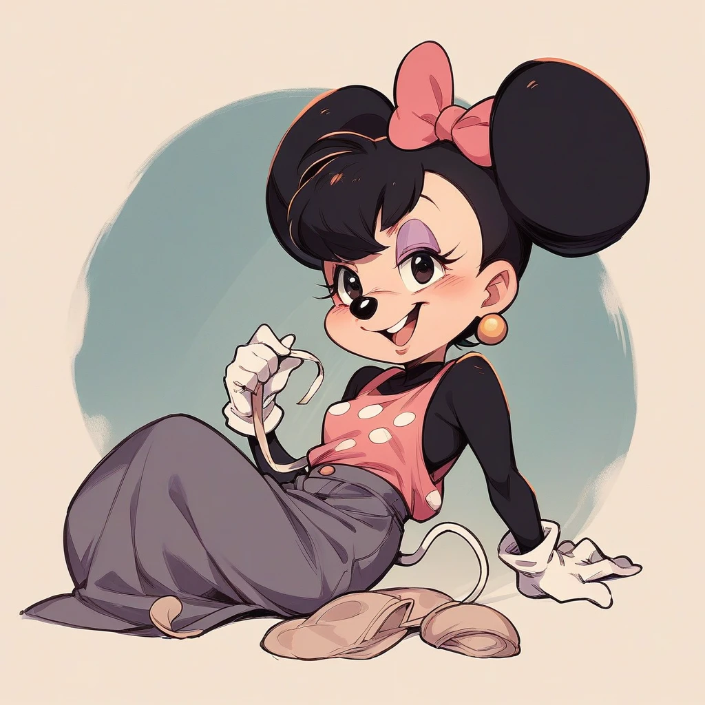 Sexy Minnie mouse big size cilicone tits