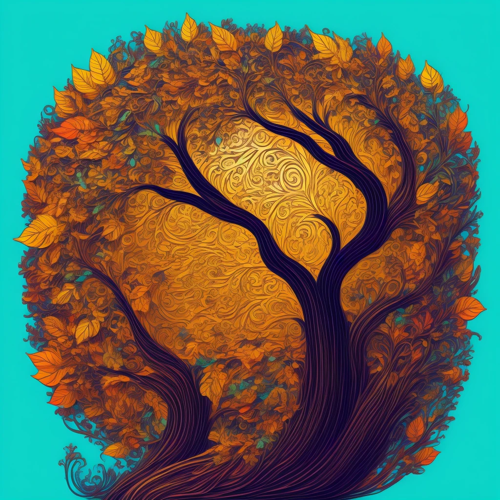 circular tree,four seasons,spring,summer,autumn,winter,leaves,roots,branches,trunk,ornate border,decorative,digital illustration,artwork,movement,time,swirling background,dark background,vibrant colors,natural,life cycle,growth,change,nature,life,peace,harmony,spirituality,symbolism,digital art,illustration,painting,graphic design,art,design,digital media,online art,visual art,fine art,fantasy, no background