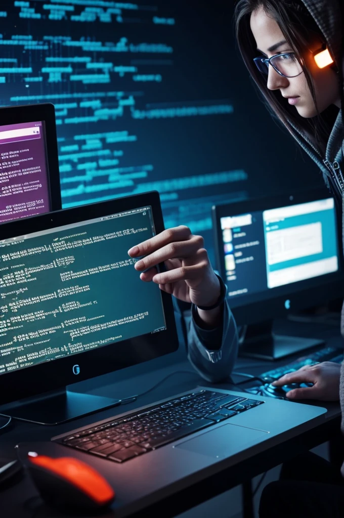 Hackers who type a lot of code But the code is broken.