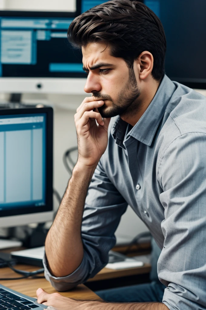 Programmer stressed