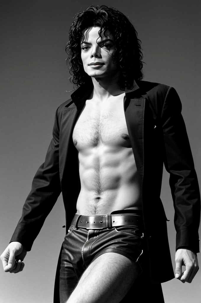 Michael Jackson Half Naked