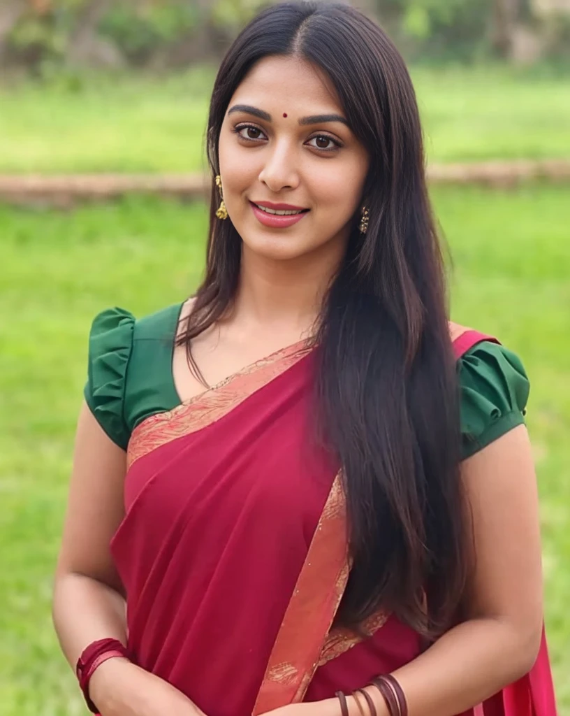 close up photo of 25 years old kiara in a classroom, swooping breasts, subtle smile, deep cleavage, look at camera, scout uniform, banded pigtails, 4K, HD