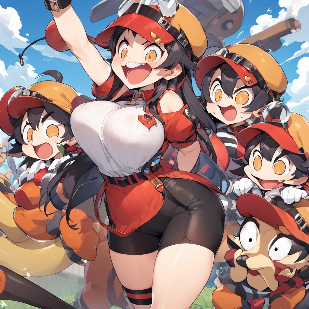 Goofy troop peg big size cilicone tits