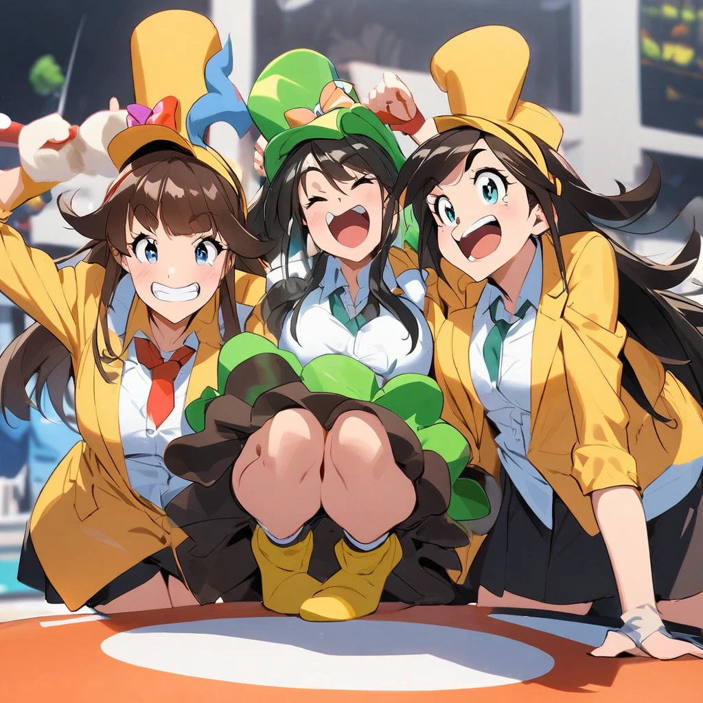 Goofy troop girls