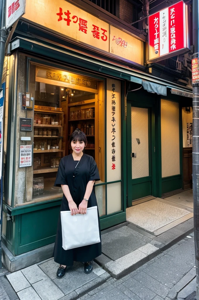((Highest quality)), ((masterpiece)), (detailed), Japanese,Street Corner,Beauty,OL,Tokyo