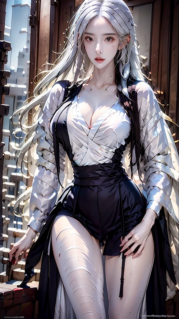 (Dramatic Digital Artwork:1.3) of,(Energetic:1.3) portrait of female (Snezanasakovic2:1.1) wearing a kimono, style-sylvamagic, fashion girl,CGSociety,artstation, Close-up of woman in white shirt and black stockings, seductive Tifa lockhart portrait, Tifa lockhart, Japanese goddess, Tifa lockheart, Tifa, anime girl cosplay, Charming anime girl, cosplay, White skin as pale as snow, glamorous Tifa lockheart, Albedo from Overlord, has black braids, Skydol knife