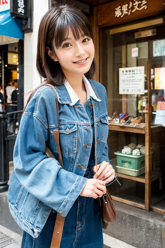 ((Highest quality)), ((masterpiece)), (detailed), Japanese,Street Corner,Beauty,OL,Tokyo