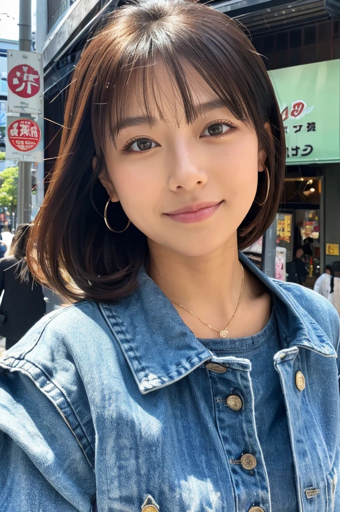 ((Highest quality)), ((masterpiece)), (detailed), Japanese,Street Corner,Beauty,OL,Tokyo