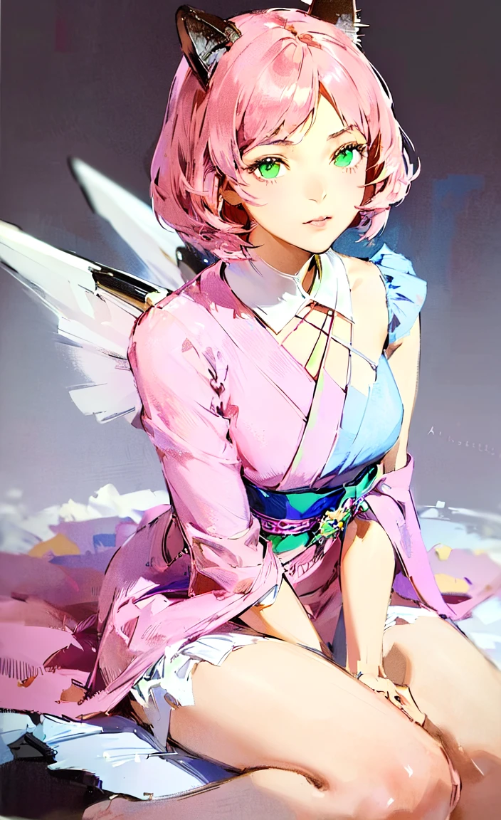 mulher de anime dormindo de cueca, Alisa Bosconovitch, best qualityer, contemporary, flat style, minimalism, Illustrates??the green-eyed plane, pink hair, shorth hair, multicolored wildly hair, black jersey, mechanical wings, Close-U head portrait, pointed chest, neckleace, super neckleace, medium breasts, tekken,pink hair pastel, 1 girl, in kimono, hand painted,Colorless line drawing, pastel yandere colorful, tekken, Garota super fofa de pink hair com maquiagem gótica ao lado, with maid outfit,slender figure,chunky,He sat on the floor,Dressed in pink and white maid outfits,Very Shorthair,with cat ears,quadratic element,, pink kawaii in 1910 era clothing, Alisa Bosconovich's pink lips, no style da soft core palette aurorapunk, an anime illustration of your face, animated gifs, hand drawn animation, charming sketches, smooth and shiny, hazy romanticism, Superflat style, white background - ar 1:1 - niji 5 - expressive style --s 50 , pink kawaii in the 1920s clothing eraPink eagles, wearing a bright white shirt, no style da soft core palette aurorapunk, an anime illustration of your face, animated gifs, hand drawn animation, charming sketches, smooth and shiny, hazy romanticism, Superflat style, white background - ar 1:1 - niji 5 - expressive style --s 50, absurdrez, highres, ultra detailed, (1 girl:1.3), break , Design an image featuring beautiful calligraphy