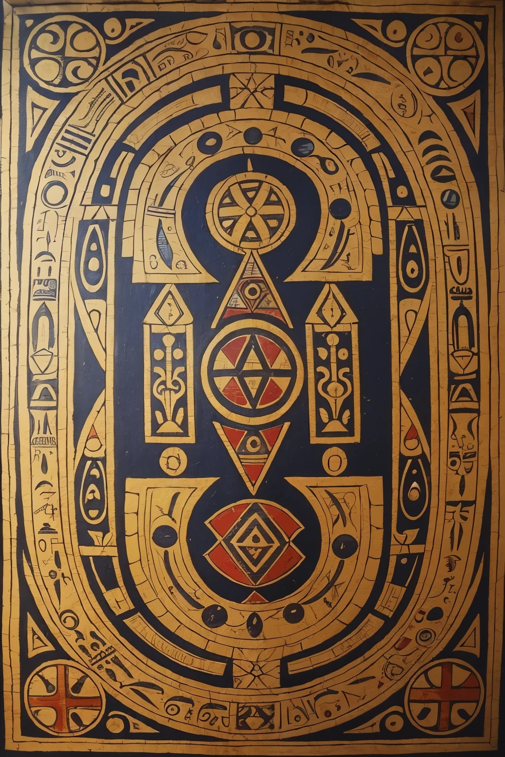 ((best qualityer)), ((work of art)), (detailded), (1800 by 848 pixels), a banner in drawing format, no tamanho de 1800 by 848 pixels. In the center you must have written Symbology in a verdana font, the rest of the image must be filled with religious symbols of all types, Egyptian symbols, Aztec symbols, inca symbols, aboriginal symbols, indigenous symbols among all other types of symbols.