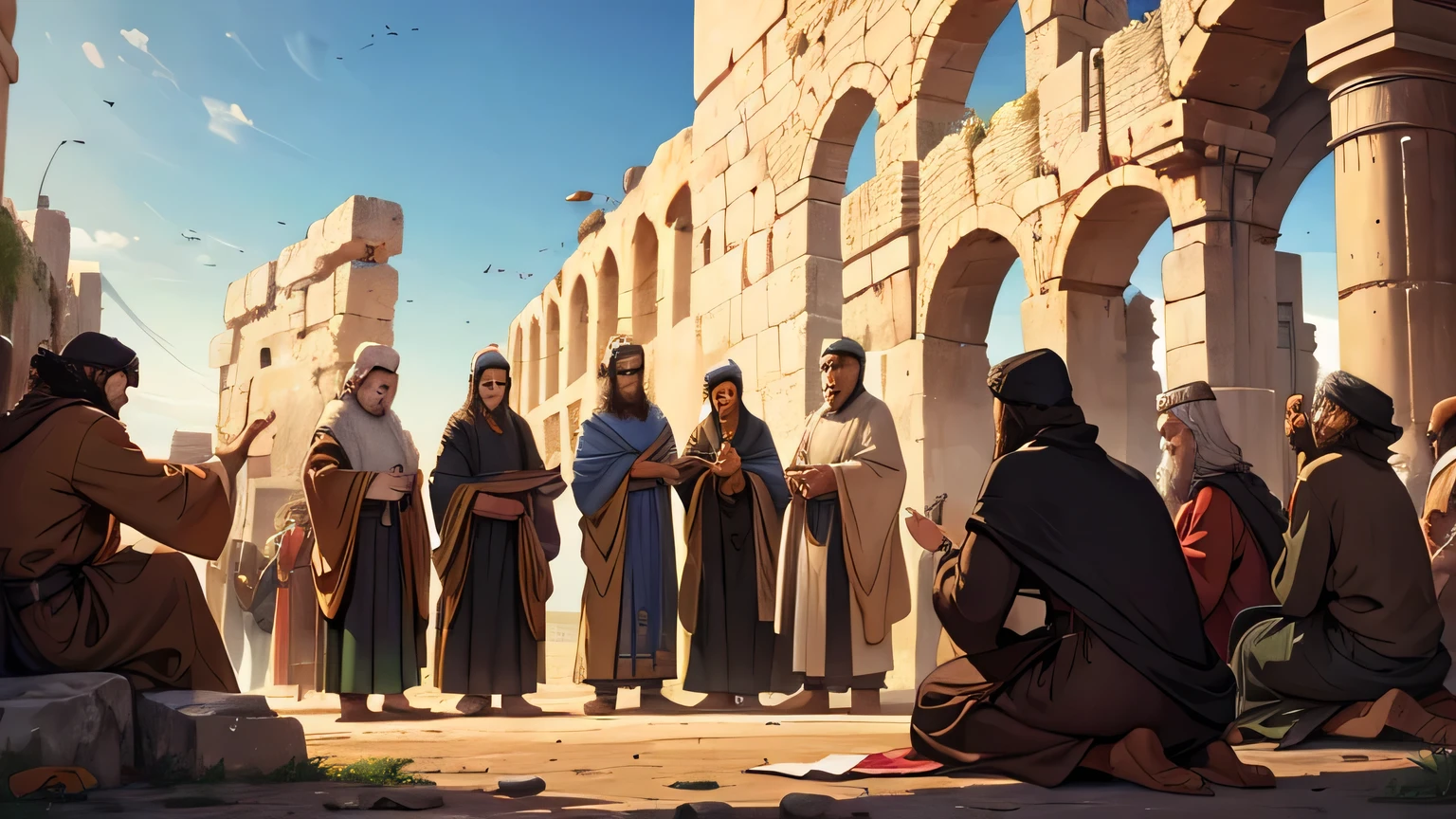 prophets preaching in the 4th century BC in the midst of chaos in israel