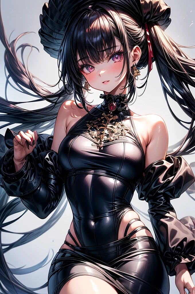 ((highest quality)),(ultra high resolution),(Super detailed),(detailed description),((best CG)),(best work of art),super precision art, great drawing art,(Art with precise details:1.5), (ung girl:1.5), beautiful and well-shaped face:1.5,(Beautiful skin with precise and detailed depiction:1.6),(sleeveless halter neck crop shirt, knee length gym shorts ),gorgeous, masterpiece, best quality, high-resolution, finely detailed, extremely detailed and beautiful, distinct-image, 1 girl, 16 year old teen, solo, sharp facial features, oval shaped face. cherry pink lips, lightly tanned white skin. velvet-colored eyes, C-cup breasts, tall height(175cm), slim yet chiseled body type, short shoulder length dark violet-black hair, small narrow waist, long and slender legs, curvy wide hips, elegant gothic courtyard setting