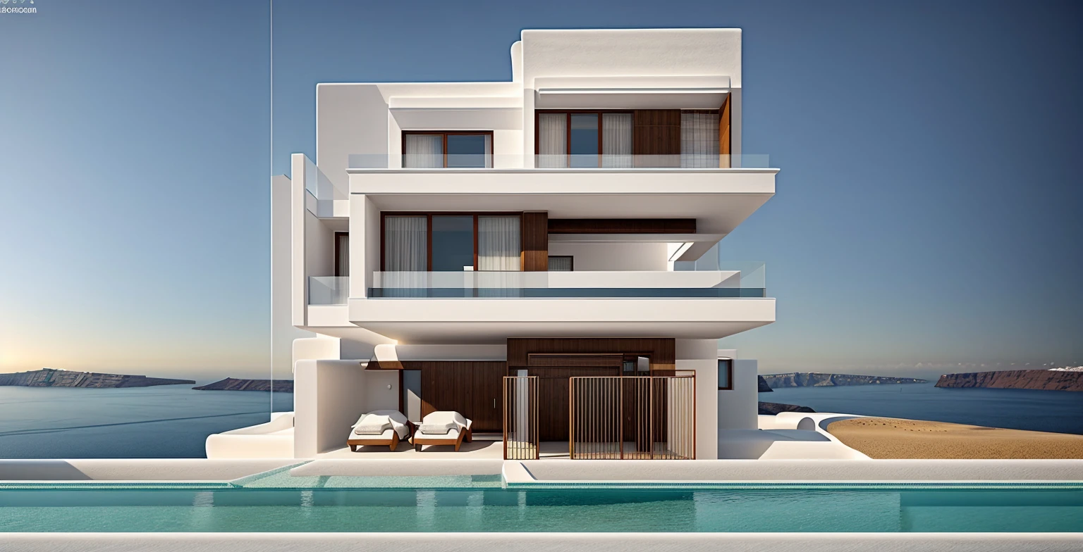 1 house, santorini style